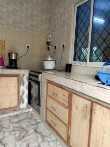 Kuchyň nebo kuchyňský kout v ubytování Peaceful Oasis