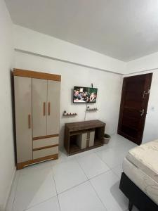 TV a/nebo společenská místnost v ubytování Espaço central!