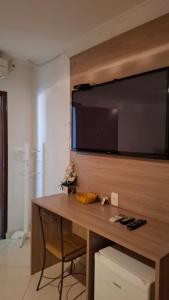 TV a/nebo společenská místnost v ubytování Hotel Vitoria + 19 fotografií