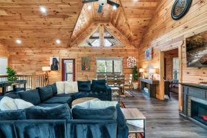 Posezení v ubytování Brand New Cabin close to PForge and GBurg