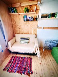 Postel nebo postele na pokoji v ubytování Casa Nido Tiny House + 18 fotografií