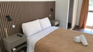 Postel nebo postele na pokoji v ubytování Depto con Terraza Privada - Cerca De Todo