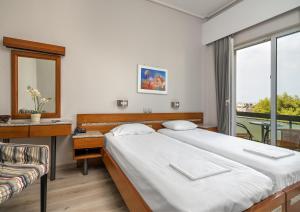 Postel nebo postele na pokoji v ubytování Park Hotel
