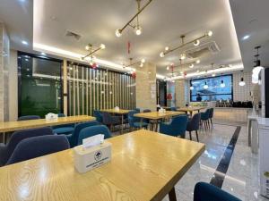 Χώρος καθιστικού στο GreenTree Inn Nanjing Baijiahu