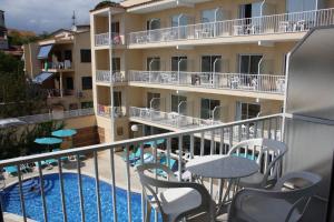 Balkón nebo terasa v ubytování Hotel S'Agoita
