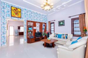 Χώρος καθιστικού στο Vung Tau Villa Lạc Long Quân Homestay