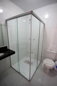 Phòng tắm tại Pousada Mama Pereira