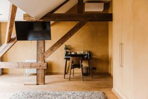 TV a/nebo společenská místnost v ubytování Boutique Hotel Marie Marie