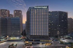 Nespecifikovaný výhled na destinaci Dalian nebo výhled na město při pohledu z hotelu