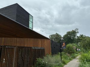 a building with a sign on the side of it at Gilded Age Tower in Philadelphia