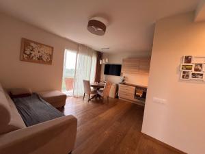 Μια τηλεόραση ή/και κέντρο ψυχαγωγίας στο Naujos statybos trijų kambarių butas Dragūnų gatvėje