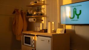 Η κουζίνα ή μικρή κουζίνα στο Urban Yurt