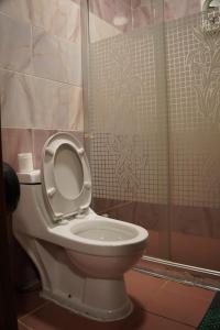 Koupelna v ubytování Petra sharing room