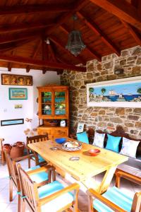 Χώρος καθιστικού στο Studios Villa Eleni