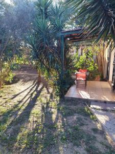 Κήπος έξω από το Studio Le Yuka entre Mer et Montagne