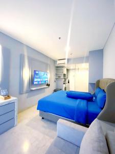 Khu vực ghế ngồi tại Art Deco Lux Apartment with Mountain View