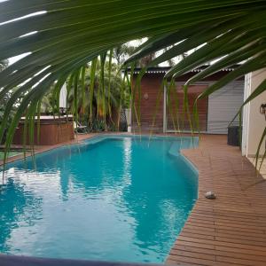 Bazén v ubytování VILLA CAP détente et SPA nebo v jeho okolí