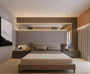 a large bedroom with a large bed in it at Accomodation bnb lodge hotel guest house airbnbs in Ruiru