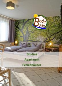 Χώρος καθιστικού στο BodeBude