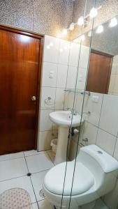 Ванна кімната в Hostal El Remanso