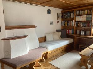 Χώρος καθιστικού στο Ferienwohnung in Imst