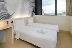 Ένα ή περισσότερα κρεβάτια σε δωμάτιο στο B&B Hotel Milano Sesto Marelli