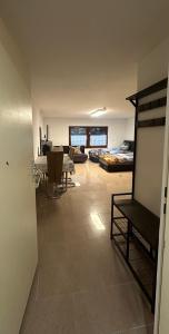 Ένα ή περισσότερα κρεβάτια σε δωμάτιο στο Zentrale Wohnung nähe Breisach am Rhein