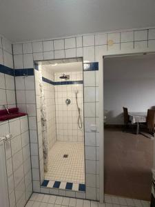 Ένα μπάνιο στο Zentrale Wohnung nähe Breisach am Rhein