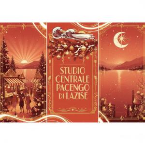 ein Bild von einem Schild für eine Weihnachtsfeier in der Unterkunft Studio Centrale Pacengo di Lazise in Lazise