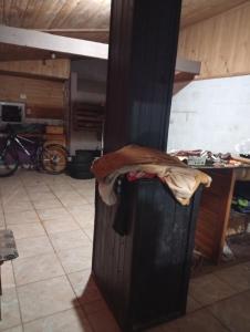 Η κουζίνα ή μικρή κουζίνα στο Apart Guatambu +2 φωτογραφίες