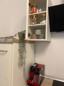 Køkken eller tekøkken på Modernes Apartment in der Nähe zum Casino + 7 billeder