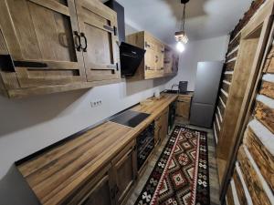 Køkken eller tekøkken på Cerdacul cu Amintiri