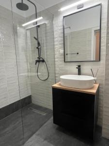 Koupelna v ubytování BB Central Apartments