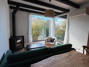 Χώρος καθιστικού στο El Roble, casitas rurales