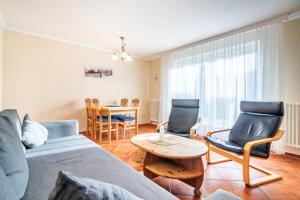 Posezení v ubytování Ferienwohnungen Kienast