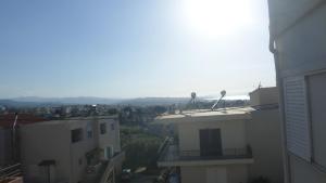 a view of a city from the roof of a building at Summer Holidays Studio in Chania
