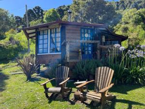 Сад в OctoCabana na montanha - rustica e luxuosa I