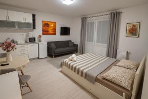 Kuchyň nebo kuchyňský kout v ubytování Yvett House