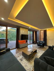 Χώρος καθιστικού στο Villa Ardenne 1