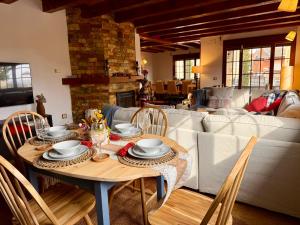 Χώρος καθιστικού στο El Bulín de Redueña