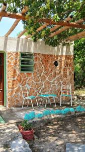 En have udenfor Cabaña La Casona de los Paredones