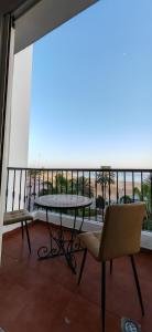 アガディールにあるmarina1の景色を望むバルコニー(テーブル、椅子付)