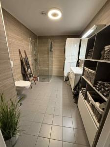 Koupelna v ubytování Apartment 72 m2, 2 bedrooms,Kitchen Bathroom,Wi-Fi and TV