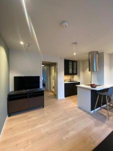 Η κουζίνα ή μικρή κουζίνα στο Art Nouveau in the middle of downtown Ålesund