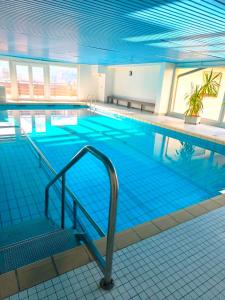 Swimmingpoolen hos eller tæt på Ferienwohnung Watzmann Nesterl