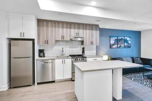 Kuchyň nebo kuchyňský kout v ubytování The Lennox - Corporate 1 Bedroom Rental in Ottawa 502