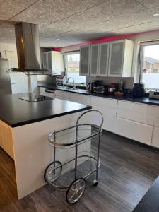 Η κουζίνα ή μικρή κουζίνα στο Flot Moderne Hus