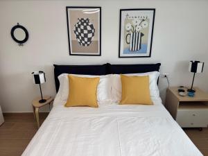 Postel nebo postele na pokoji v ubytování Sun&Sea Gaeta - Serapo