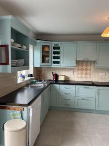 Η κουζίνα ή μικρή κουζίνα στο Sunny Rosslare Strand Holiday Home