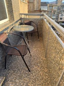 Μπαλκόνι ή βεράντα στο Panorama Spa Apartment